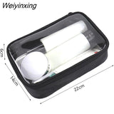 Weiyinxing Cosmetics Bag Women Makeup Organizer Travel Handbag Zipper Clear Beauty Wash Bath Toiletry Waterproof Bags Kit