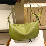 Weiyinxing Leather Women Shoulder Messenger Bag 2023 Vintage Soft Cow Leather Female Crossbody Bag Fashion Handbag Ladies Tote Sac