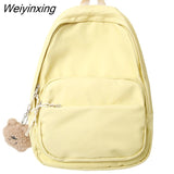 Weiyinxing Fashion School Backpack Women School Bags Men Travel Rucksack Boy Girl Student Bag Female College Knapsack Laptop Mochila