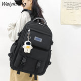 Weiyinxing Waterproof Oxford Women Backpack Female Laptop Bag Boy Travel Bag College Student Schoolbag Teenage Girls Cute Backpack 2023