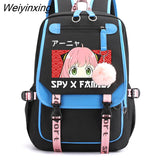 Weiyinxing X Family Anya Forger School Backpack Bag Women Comics Anime School Bags Teenager Girls Bookbag Travel Shoulder Backpack Bags