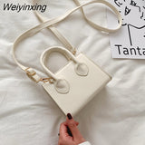 Weiyinxing Crocodile Pattern PU Leather Crossbody Bags for Women Chain Female Shoulder Handbags Mini Purses Travel Jacquemus Bag