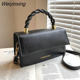 Weiyinxing Bags for Women 2023 New Luxury Handbags Casual Stone Prints Ladies Shoulder Bag Designer Quality Tote Crossbody Female Bag