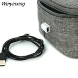 Weiyinxing Heating Lunch Box Insulation Bag Outdoor Picnic Office Waterproof Oxford Electric Heated Portable Food Storage Lunch Bag
