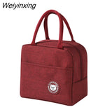 Weiyinxing Large Shoulder Cooler Bags Portable Lunch Bag For Women Fridge Bag Zipper Thermal Bag Lunch Box Tote Food Picnic Beach Bag