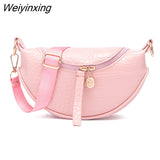 Weiyinxing Women Bag Crocodile Multicolor Messenger Chest Bag Clutch Female Pu Leather Handbag Cross Body Bag Fashion High Quality
