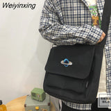 Weiyinxing Women Fashion Shoulder Bags Multifunction Canvas Crossbody Bag Retro Handbags Travel Shoulder Messenger Bags Leisure Package
