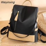Weiyinxing Waterproof Oxford cloth Women Backpack Female Travel Bag Backpacks Schoolbag For Teenage girls Multi-pocket Bookbag
