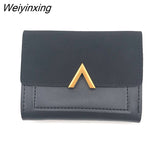 Weiyinxing Leather Women Wallets Hasp Lady Moneybags Zipper Coin Purse Woman Envelope Wallet Money Cards ID Holder Bags Purses Pocket