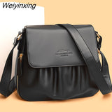 Weiyinxing Women Shoulder Crossbody Bag High Quality Solid Color PU Leather Handbags for Ladies 2023 Luxury Brand Female Messenger Tote Sac
