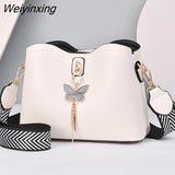 Weiyinxing women's bags 2023 new Bag versatile trend fashion one shoulder Bag oblique cross net red envelope handbag designer women luxury