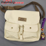 Weiyinxing Women's Canvas Bag Japanese Department Harajuku Windsuit Messenger Bag Female Korean Students Shoulder Bags