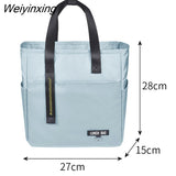 Weiyinxing Bento Lunch Box Thermal Bag Large Capacity Food Zipper Storage Bags Container for Women Cooler Travel Picnic Handbags