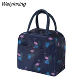 Weiyinxing Large Shoulder Cooler Bags Portable Lunch Bag For Women Fridge Bag Zipper Thermal Bag Lunch Box Tote Food Picnic Beach Bag