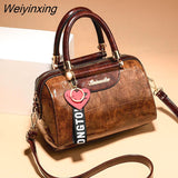 Weiyinxing Design Handbag Shoulder Bag Top Quality PU Leather Women Handbags Crocodile Tote Bag Fashion Female Crossbody Bags Purse 0409