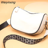 Weiyinxing Genuine Leather Shoulder Crossbody Bags For Women High Quality Solid Color Cow Leather Female Messenger Bag Ladies Handbags