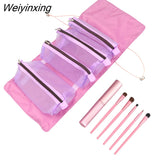 Weiyinxing Nylon Makeup Bag New Portable Large-capacity Four-in-one Portable Folding Travel Cosmetic Storage Toilet Bag