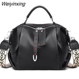Weiyinxing Top Cowhide women's handbags Luxury Brand genuine leather Women Bags Fashion Messenger bag Designer Large Women Shoulder Bag