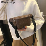 Weiyinxing Women Bag Crocodile Multicolor Messenger Chest Bag Clutch Female Pu Leather Handbag Cross Body Bag Fashion High Quality