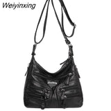 Weiyinxing Quality Soft Leathe Women Handbags Women's Bag Designer Fashion Women Shoulder Bag Luxury Female Messenger Bag Ladies Totes