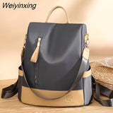 Weiyinxing Waterproof Oxford cloth Women Backpack Female Travel Bag Backpacks Schoolbag For Teenage girls Multi-pocket Bookbag