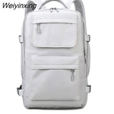 Weiyinxing Backpack Large Diaper Bag Dry and Wet Pocket Shoes Compartment USB Charging Bottle Insulation Mother and Baby Bag