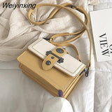 Weiyinxing Female Casual Tote Bag 2023 Fashion New High Quality Pu Leather Women's Designer Handbag Rivet Shoulder Messenger Bags