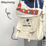 Weiyinxing Messenger Bag Retro Postman Bag Student Canvas Bag Single Shoulder Backpack Large Shoulder Crossbody Bags For Women