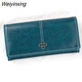 Weiyinxing New Women's Wallet portfel damski Money Bag Lady Long Leather Clutch Bag Wallet Card Holder carteras para mujer