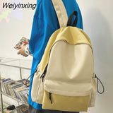 Weiyinxing Lady Men Laptop Travel Student Backpack Trendy Girl Boy Nylon School Bag Male Women College Backpack Fashion Female Book Bag