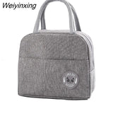 Weiyinxing Lunch Insulation Bags Student Picnic Dinner Box Handbag Food Cool Pouch