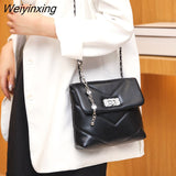 Weiyinxing cowhide Fashion Women's Small Crossbody Bag Lightweight Leather Messenger Bag Flap Handbag Purse Summer Travel Bag Female