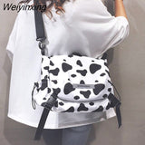 Weiyinxing Print Crossbody Bag For Women Nylon Waterproof Shoulder Purse Messenger Bag Lightweight Pocketbooks