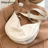 Weiyinxing Nylon Hobos Crossbody Bag for Women Designer Shoulder Bags Large Capacity Tote Lady Travel Shopper Bag Female Purses 2023