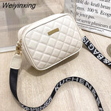 Weiyinxing Small Square Bag 2023 New Popular Shoulder Bag Women Solid Color PU Leather Mini Zipper Handbags Female Crossbody Bag