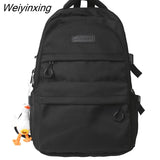 Weiyinxing Female Male High Capacity College Backpack Girl Boy School Bag Lady Men Laptop Student Packet Fashion Women Travel Book Bag