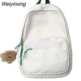 Weiyinxing Fashion School Backpack Women School Bags Men Travel Rucksack Boy Girl Student Bag Female College Knapsack Laptop Mochila