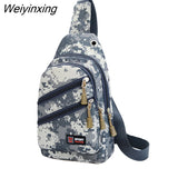 Weiyinxing Chest Fanny Pack For Women Belt Bag Light Reflective Crossbody Shoulder Messenger Bag Side Party Bag For Man Belt Pouch