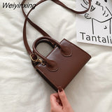 Weiyinxing Crocodile Pattern PU Leather Crossbody Bags for Women Chain Female Shoulder Handbags Mini Purses Travel Jacquemus Bag