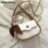 Weiyinxing Trend Small Fresh Korean Women's Bags Niche Design Single Shoulder Bag Silk Scarf Handbag Spring And Summer Messenger Bag