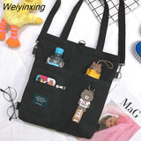 Weiyinxing Women Handbags Shoulder Bag Casual Folding Shopping Tote Bag Fashion Handbags Cross Body Backpack School Bags for Girls