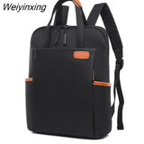 Weiyinxing Women Business Backpack Female Fashion Oxford Student School Backpacks Laptop Bag Casual Travel Backpack New Mochila