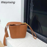Weiyinxing Natural Real Leather Women Bag Luxury Designer Handbag Removable Shoulder Strap Crossbody Bags Female Summer Shoulder Bag