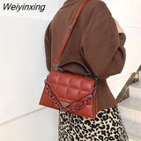 Weiyinxing for Women 2023 Designer Luxury Imitation Bags Brands Clutch Pu Leather Female Crossbody Shoulder Bag Ladies Hand Bags