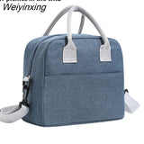 Weiyinxing Large Shoulder Cooler Bags Portable Lunch Bag For Women Fridge Bag Zipper Thermal Bag Lunch Box Tote Food Picnic Beach Bag