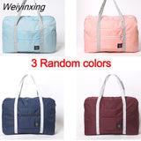 Weiyinxing New Nylon Foldable Travel Bags Unisex Large Capacity Bag Luggage Women WaterProof Handbags Men Travel Bags