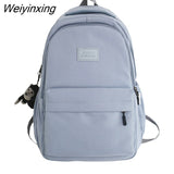 Weiyinxing Girl Boy Laptop Student Backpack New Female Men Travel Book Bag Male Women Nylon College Backpack Fashion Lady School Bag