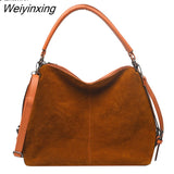 Weiyinxing FASHION Faux Suede Shoulder Bags for Women Luxury Purses and Handbags Lage Capacity Shopping Tote Bags Crossbody Bag