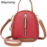 Weiyinxing Women's Bag 2023 Trend Small Messenger Crossbody Shoulder Bag Leather Luxury Brand Portable Lady Mobile Phone Handbag Purse 0409