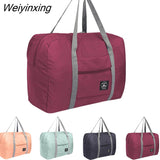 Weiyinxing New Nylon Foldable Travel Bags Unisex Large Capacity Bag Luggage Women WaterProof Handbags Men Travel Bags